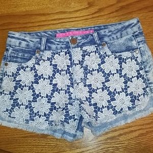 Womens floral shorts